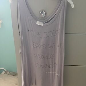 Covet Dance Lavender Quote Tank Top